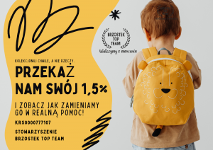 Read more about the article Jak przekazać Nam 1,5% podatku?