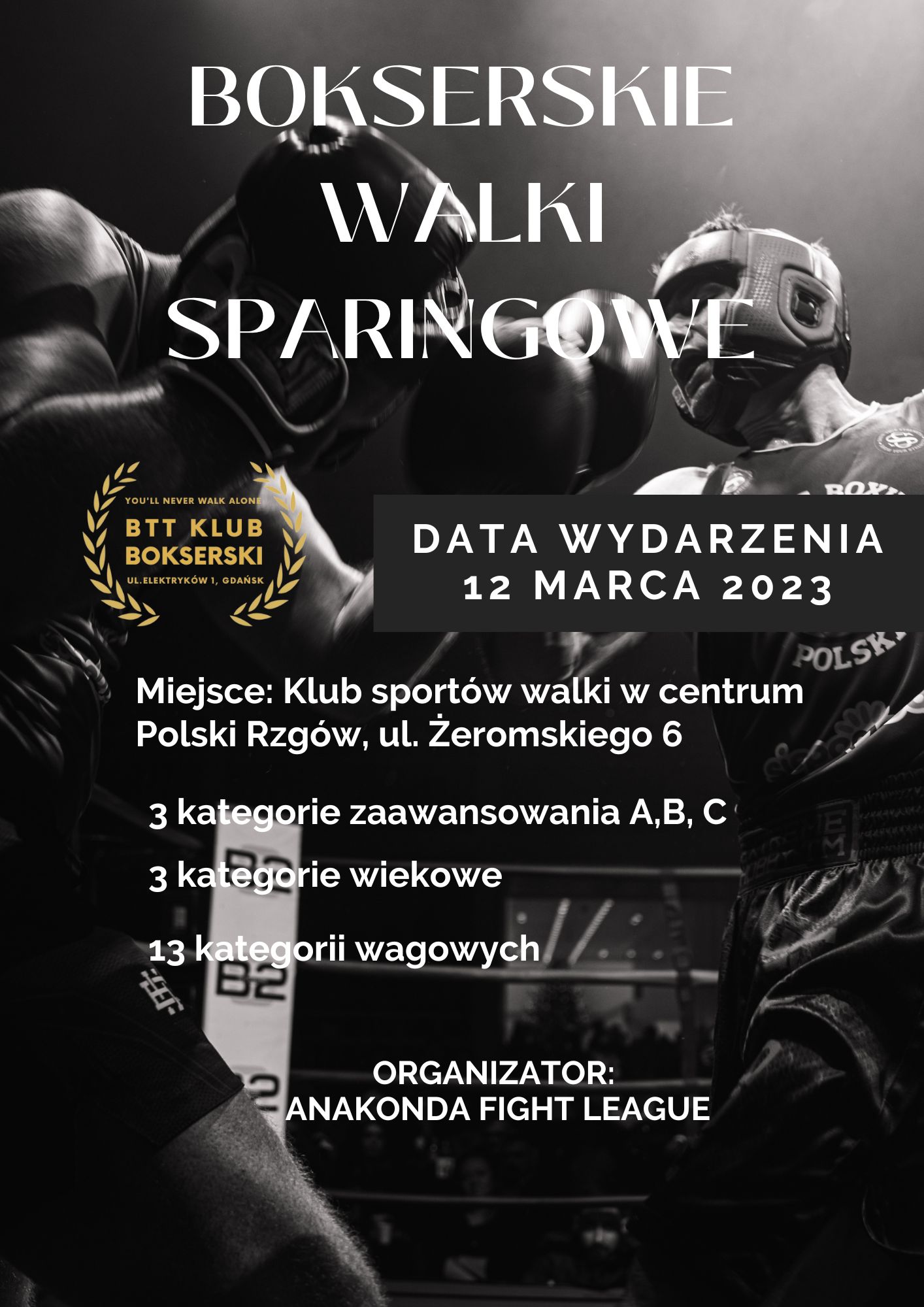 Read more about the article <strong>Anaconda Fight League: Bokserskie Walki Sparingowe 7</strong>