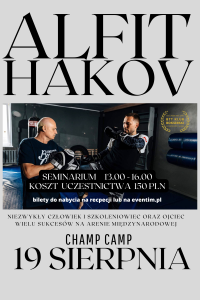 Read more about the article Alfit Hakov!! Druga edycja #ChampCamp