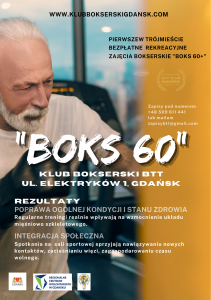 Read more about the article Pierwsze takie w trójmieście bezpłatne rekreacyjne zajęcia bokserskie „Boks 60”