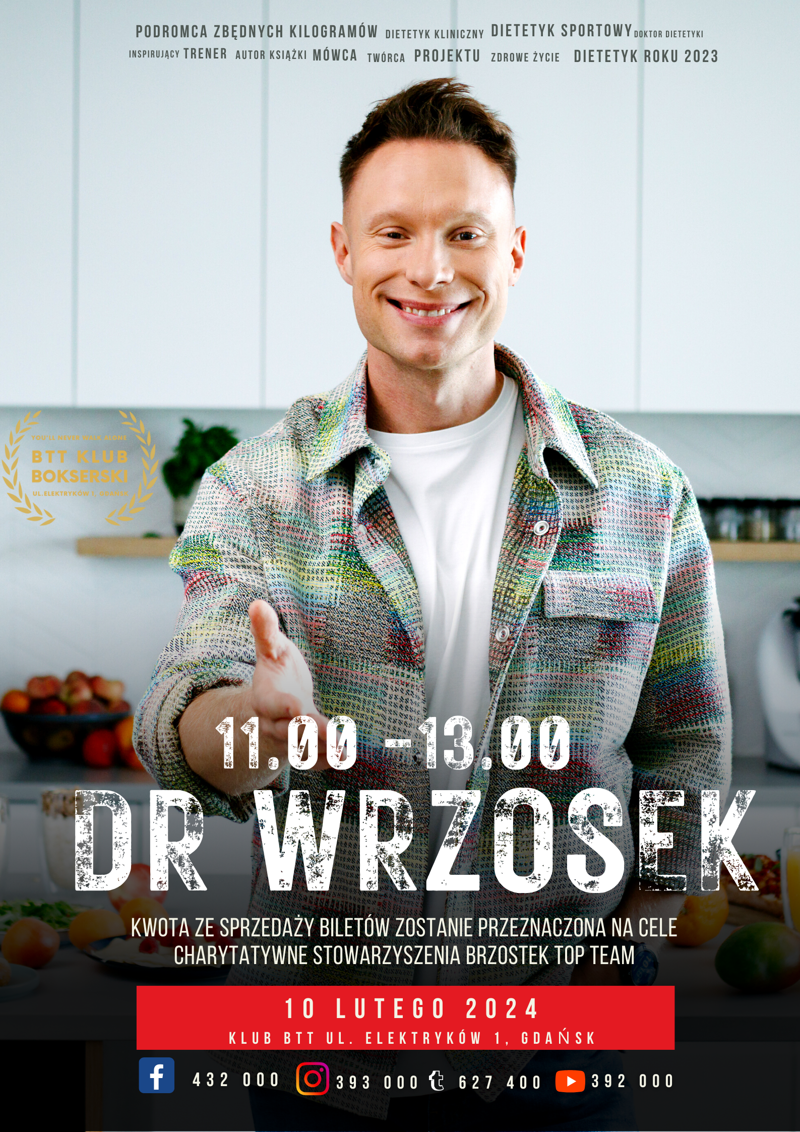 You are currently viewing 10.02.2024 – dr Michał Wrzosek w naszym klubie